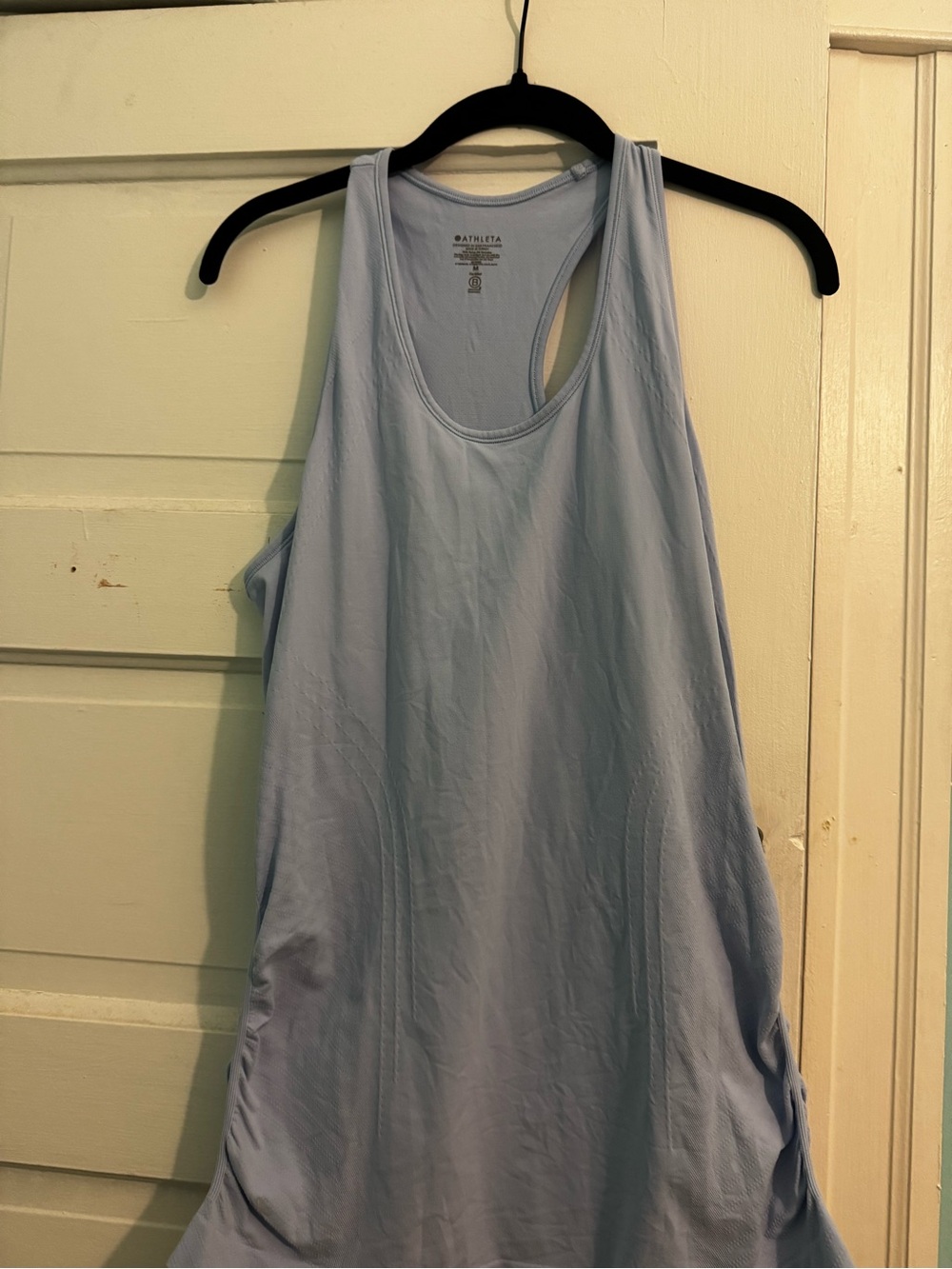 Athleta Light Blue Maternity Racerback Tank Top